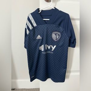 Youth Adidas Sporting Kansas City Official MLS Jersey